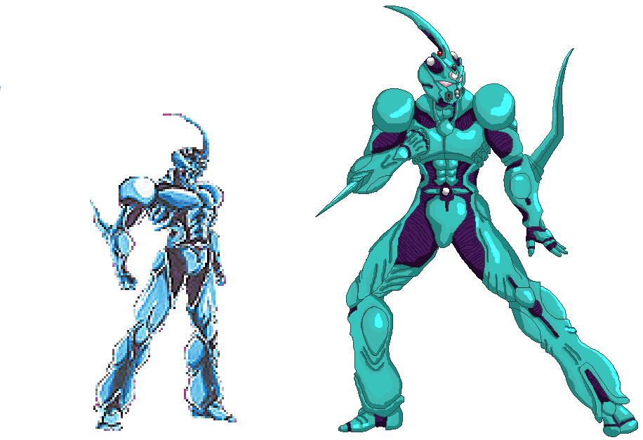 I made this Sprite because I wanted to try making a New Guyver Mugen charac...